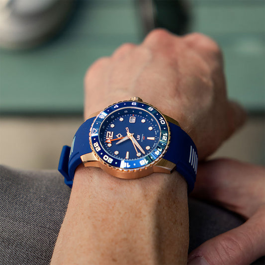 Trekker Auto GMT Blue / Rose