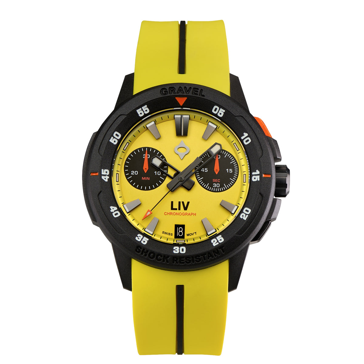 GRAVEL 002 VENOM YELLOW SWISS CHRONO