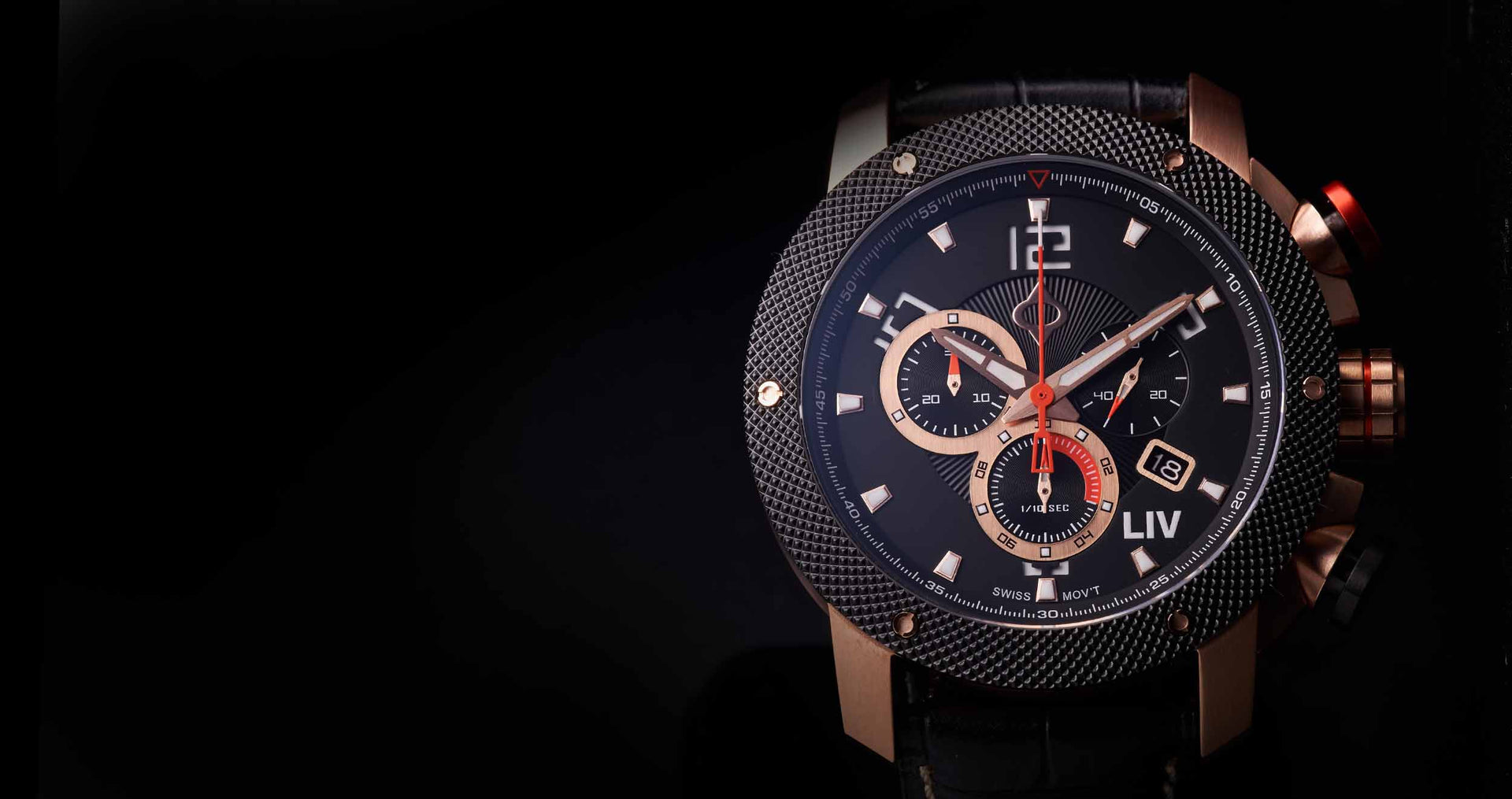 Shop Rose Gold LIV GX1 Swiss Quartz Movement Watch – LIV Swiss Watches