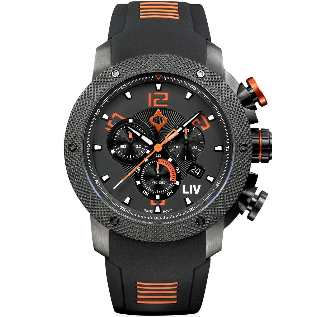 Shop Signature Orange LIV GX1 Swiss Quartz Movement LIV Swiss