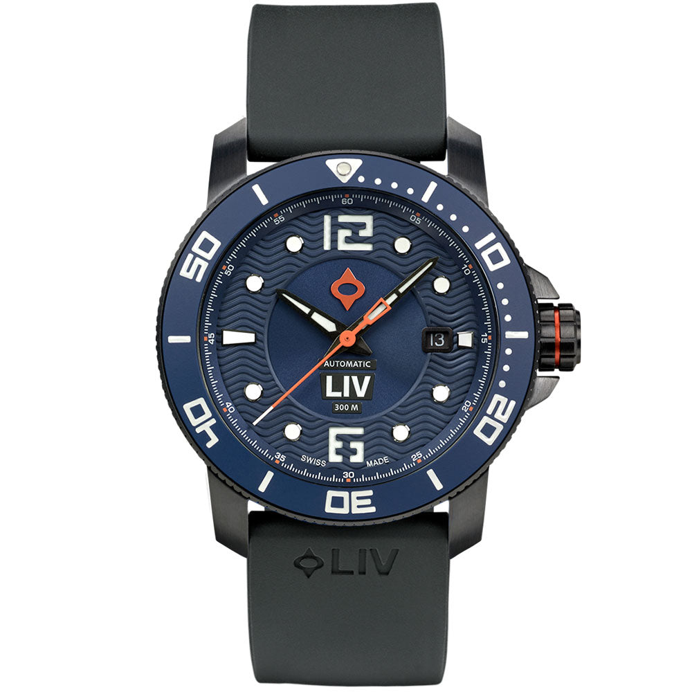 Rolex Datejust 36MM Steel Watch with 3.05Ct Diamond Bezel/Cobalt Blue