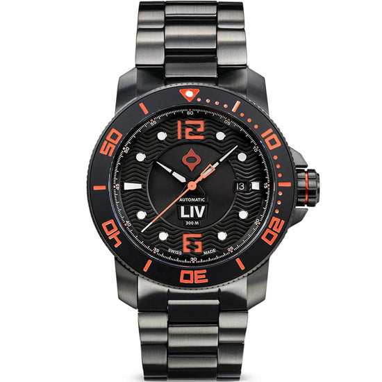 Shop GX-Diver's 41mm Signature Orange Swiss Auto Watch – LIV Swiss Watches