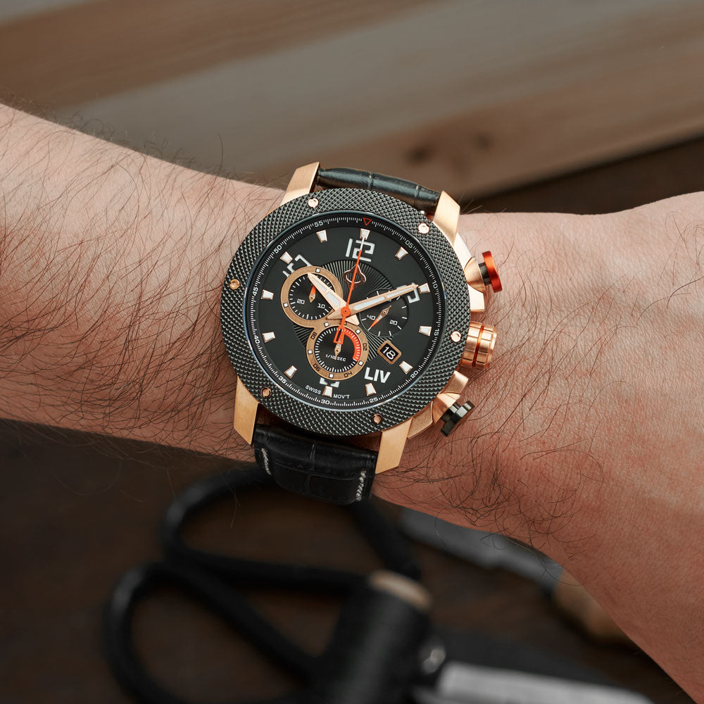 Shop Swiss-Made GX1 Quartz Chronograph – LIV Swiss Watches